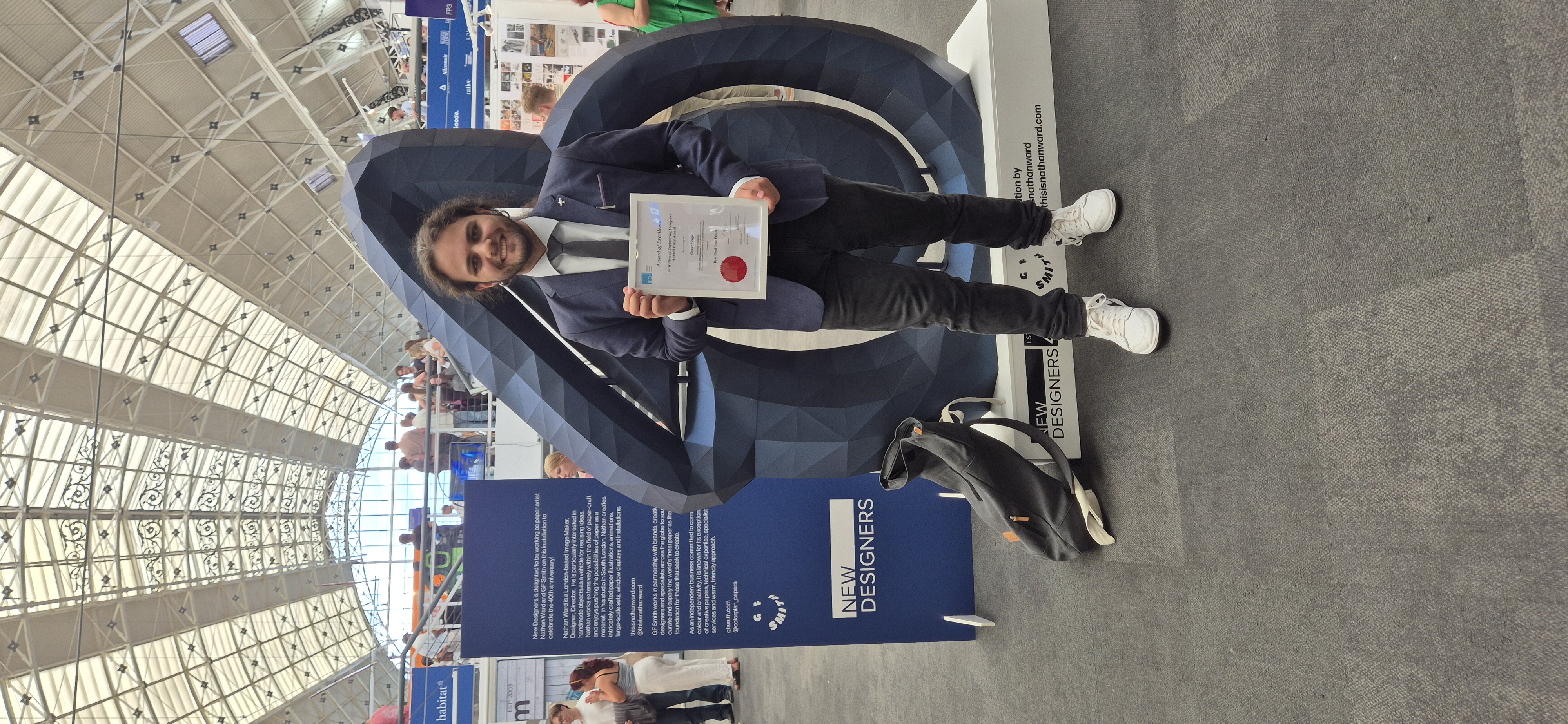 Hero image for My project won the IED award of excellence! - Final Year project Part 2